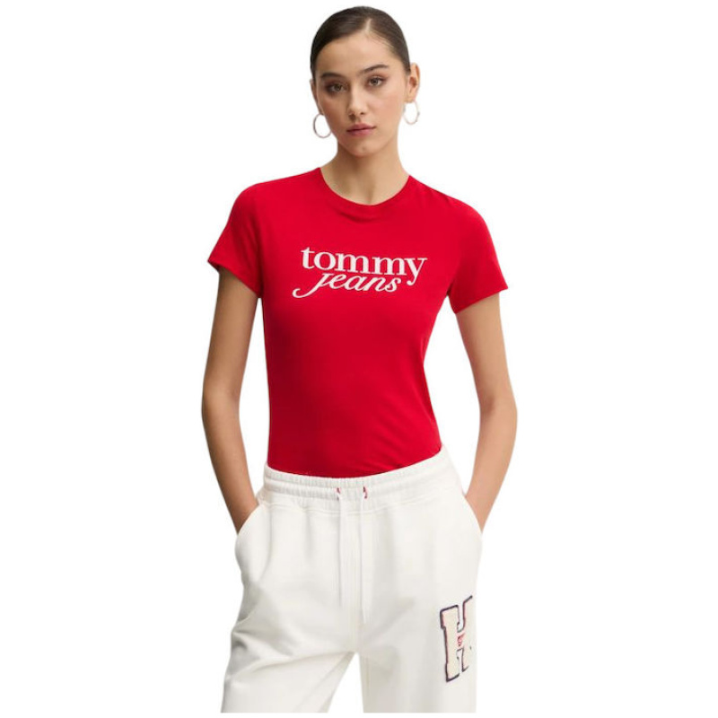 TOMMY JEANS Slim essential logo tee ext
